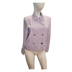 Andrea Viccaro Purple Blazer size 12P NEW TAGS